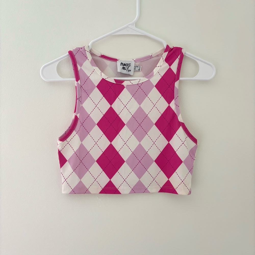 Princess Polly Lalette Top Pink Size 4 NWOT